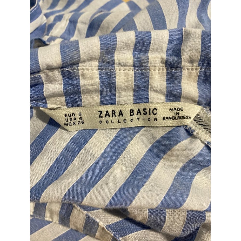 Zara Basic Collection S Button Down Shirt Oversiz… - image 7